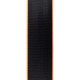Orange-Edged Black Seat Belt