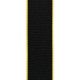 Yellow-Edged Black Seat Belt
