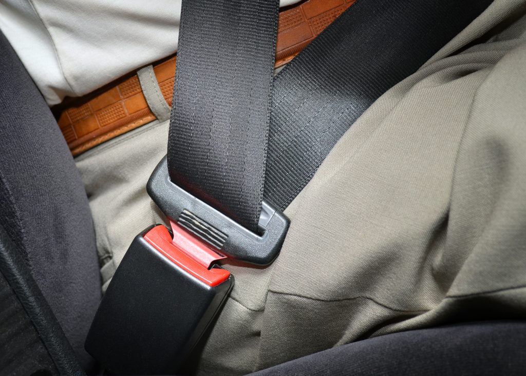 unlocking a seatbelt after an accident