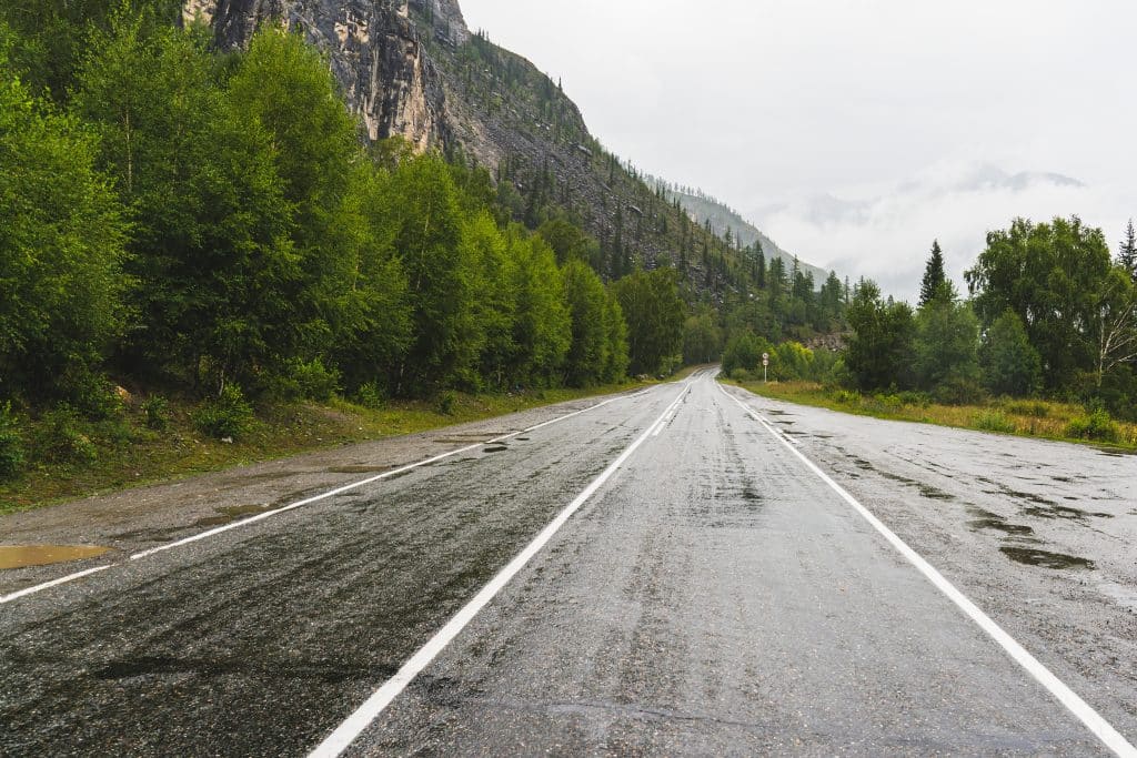 slippery road conditions to avoid