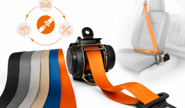 Seat Belt Webbing Replacement: Colors, Materials, and How the Process Works